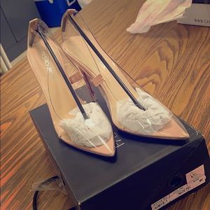 Clear Nude Heels